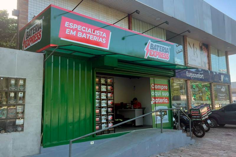 Fachada da loja Bateria Express Cohafuma