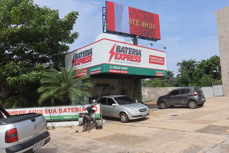 Fachada da loja Bateria Express Jaracaty