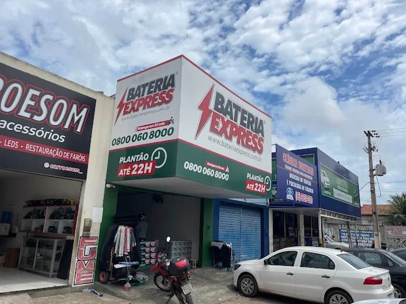 Fachada da loja Bateria Express Maiobão