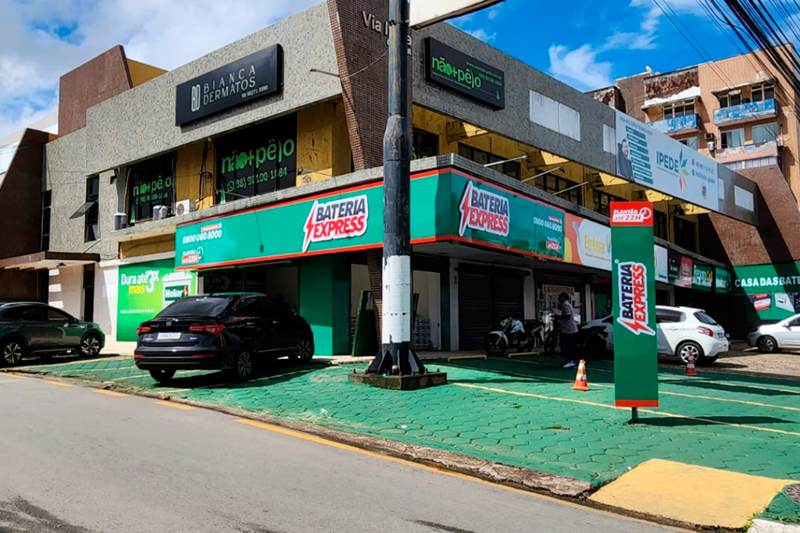 Fachada da loja Bateria Express Renascença